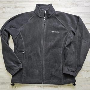 Columbia Fleece Jacket Full Zip Women's Medium Hiking Outdoors Comfy Cozy